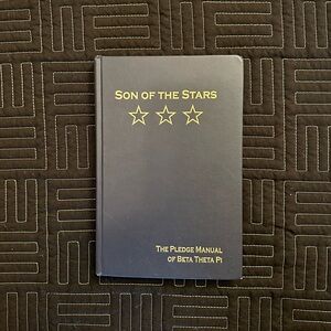 RARE Beta Theta Pi Son of the Stars Pledge Manual